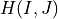 H(I, J)